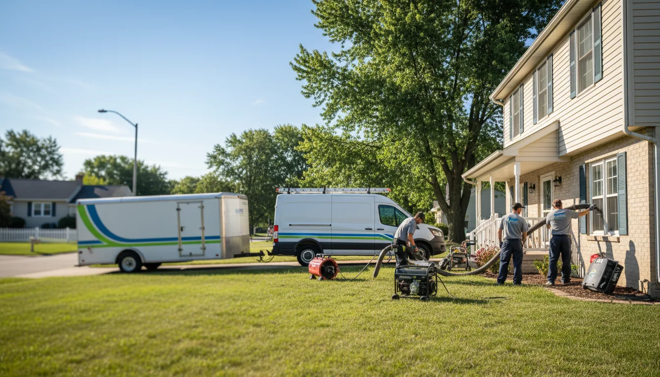 Flooded Basement Restoration And Cleanup With Repair in Upper Arlington, OH near me